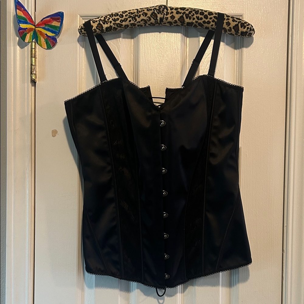 Torrid Satin Corset With Hook Front - Picture 6 of 9